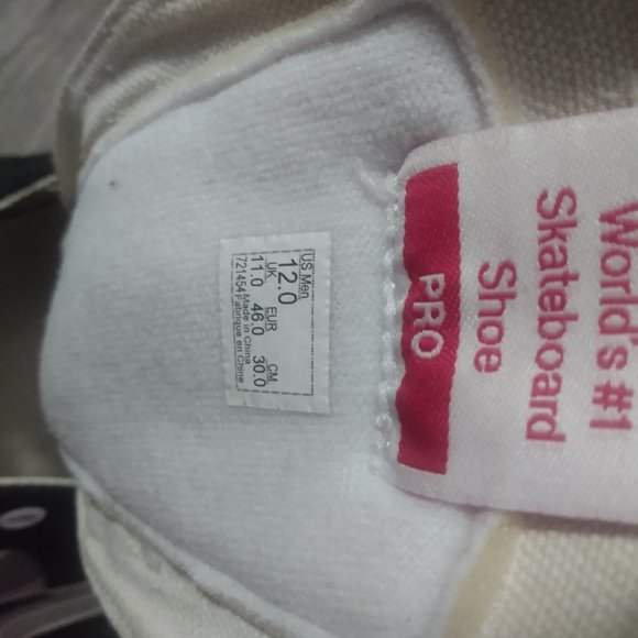 Vans Sk8-Hi NEW Men's size 12 Checkerboard Pro Custom Skate Shoes - Picture 3 of 9